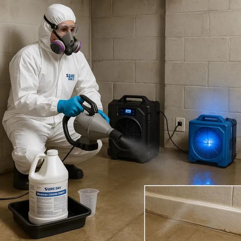 Sanitization and Odor Removal process in Franklin, MA