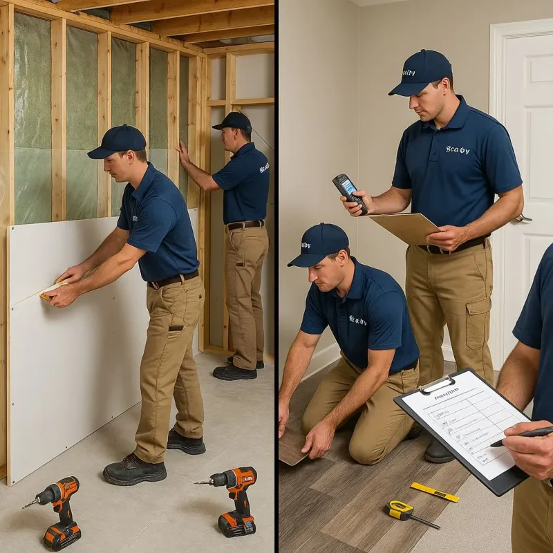 Repairs and Reconstruction process in Franklin, MA