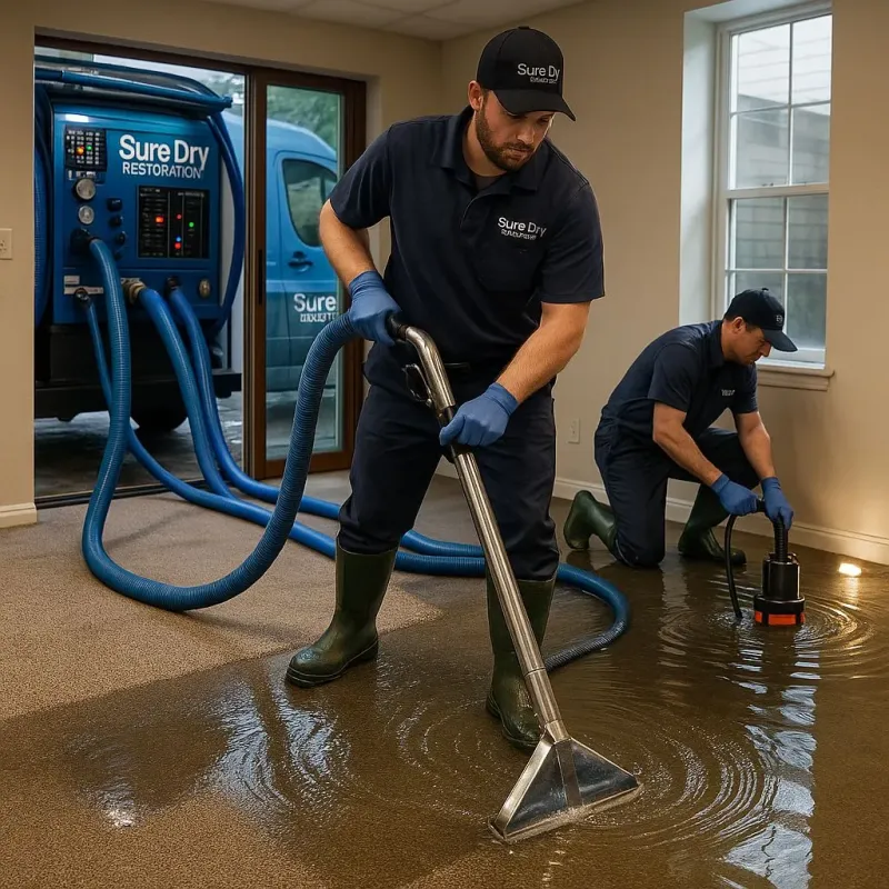 Water Extraction and Removal process in Franklin, MA
